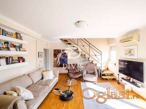 Trosoban dupleks u salonskoj zgradi, terasa i garaža,68m2